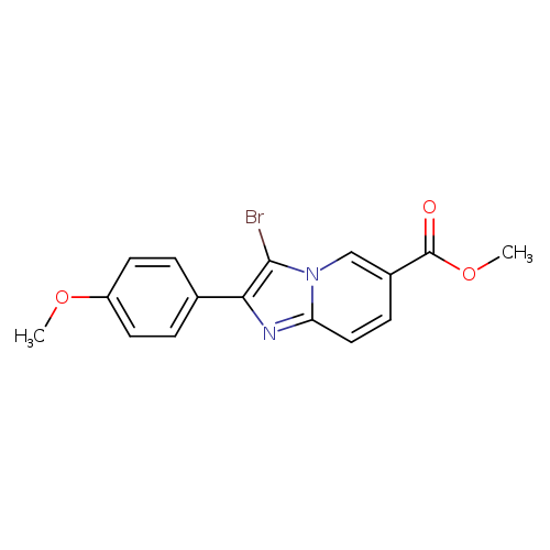 methyl 3-bromo-2-(4-methoxyphenyl)imidazo[1,2-a]pyridine-6-carboxylate