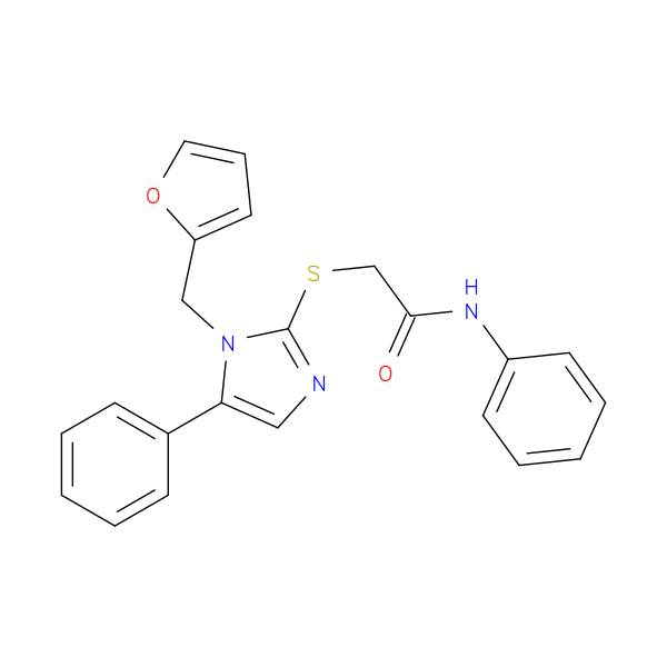 2-({1-[(furan-2-yl)methyl]-5-phenyl-1H-imidazol-2-yl}sulfanyl)-N-phenylacetamide