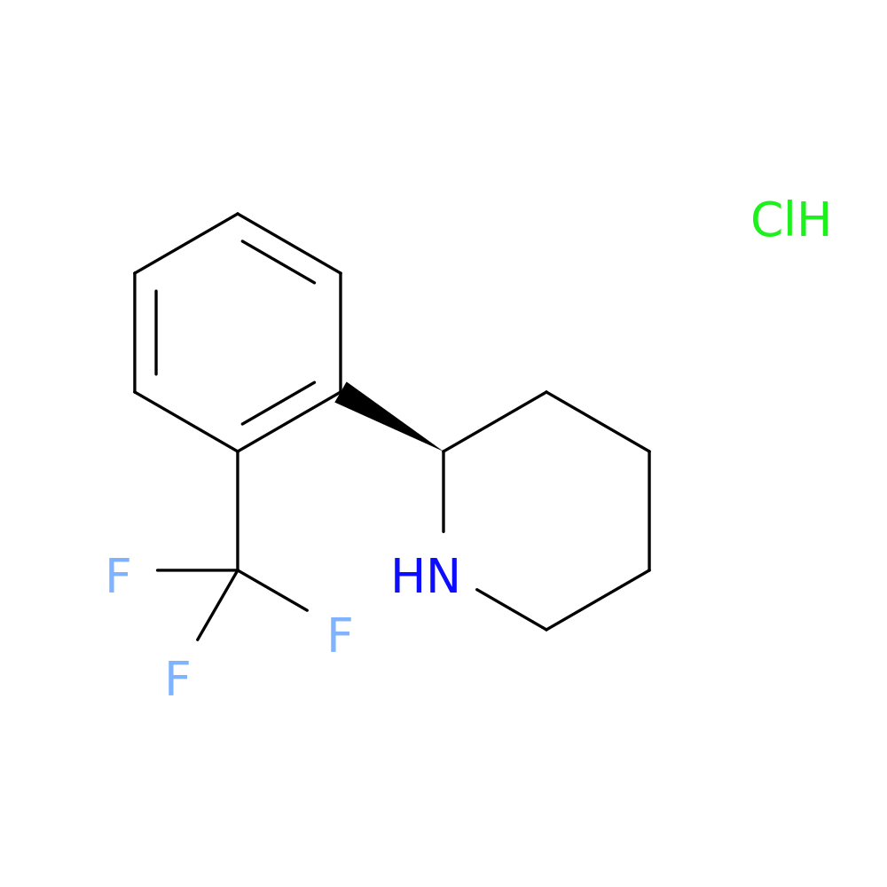 (R)-2-(2-(Trifluoromethyl)phenyl)piperidine hydrochloride