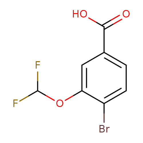 4-Bromo-3-(difluoromethoxy)benzoic acid