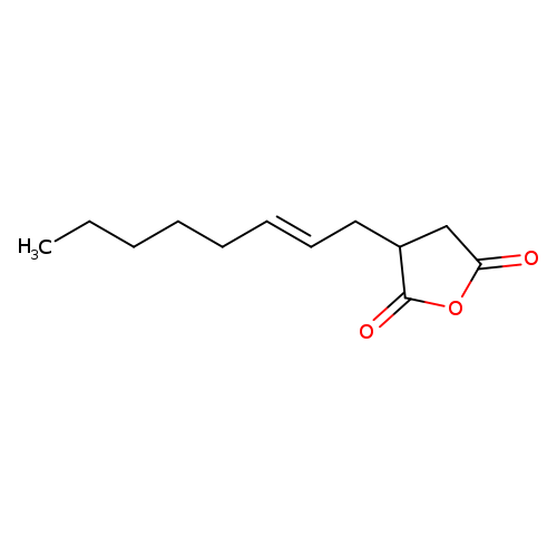 2-Octen-1-ylsuccinic  anhydride,  mixture  of  cis  and  trans