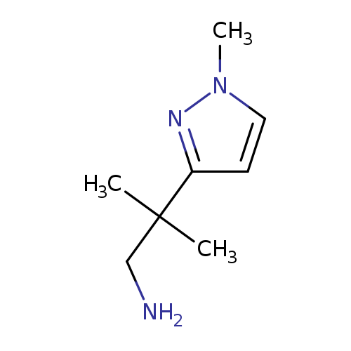 2-methyl-2-(1-methyl-1H-pyrazol-3-yl)propan-1-amine