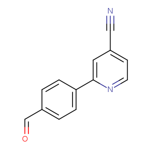 2-(4-Formylphenyl)isonicotinonitrile