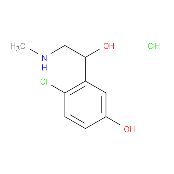 4-Chloro-3-[1-hydroxy-2-(methylamino)ethyl]phenol hydrochloride