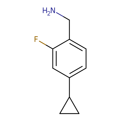 (4-cyclopropyl-2-fluorophenyl)methanamine