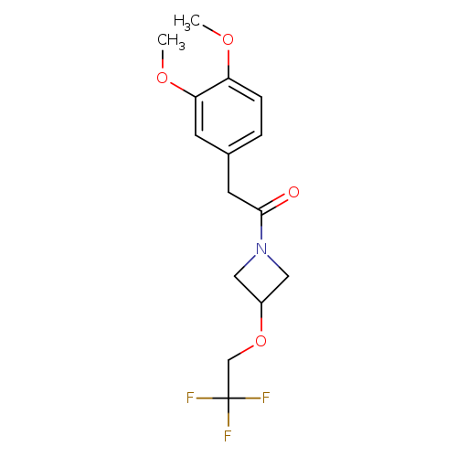 2-(3,4-dimethoxyphenyl)-1-[3-(2,2,2-trifluoroethoxy)azetidin-1-yl]ethan-1-one
