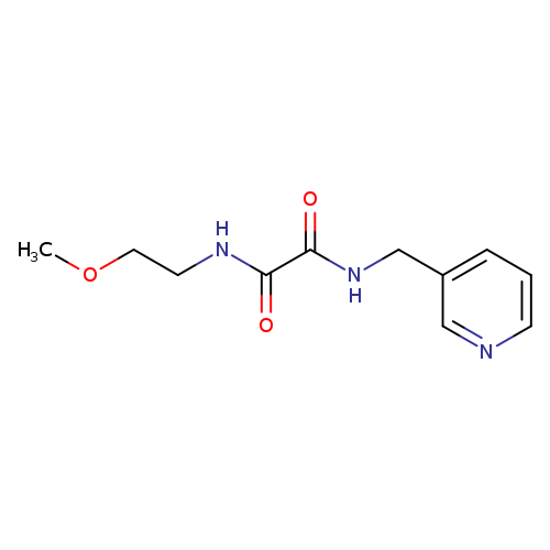 N-(2-methoxyethyl)-N'-[(pyridin-3-yl)methyl]ethanediamide