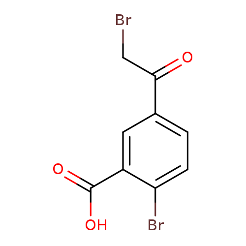 2-bromo-5-(2-bromoacetyl)benzoic acid