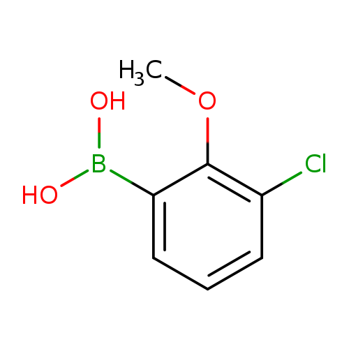 Boronic acid, (3-chloro-2-methoxyphenyl)- (9CI)