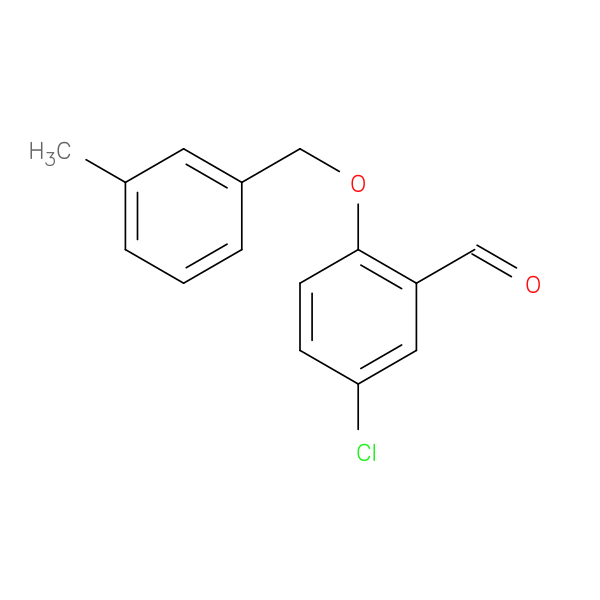 5-Chloro-2-[(3-methylbenzyl)oxy]benzaldehyde