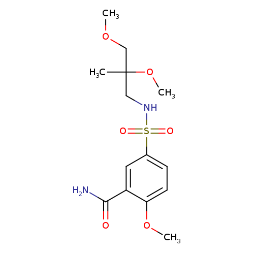 5-[(2,3-dimethoxy-2-methylpropyl)sulfamoyl]-2-methoxybenzamide