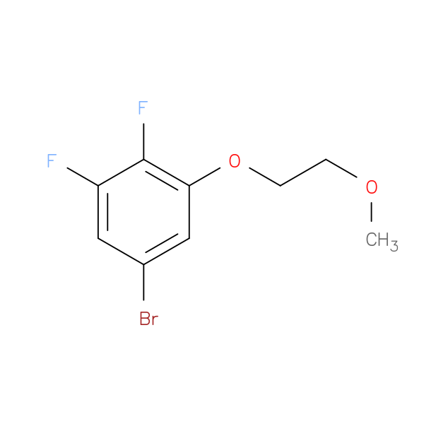 5-BROMO-1,2-DIFLUORO-3-(2-METHOXYETHOXY)BENZENE