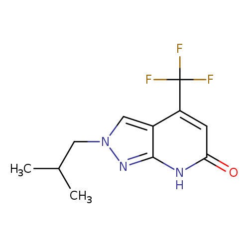 2-Isobutyl-4-(trifluoromethyl)-2H-pyrazolo[3,4-b]pyridin-6(7H)-one