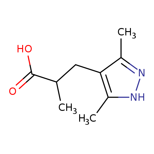 3-(3,5-dimethyl-1H-pyrazol-4-yl)-2-methylpropanoic acid