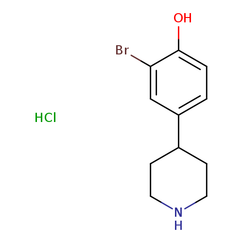 2-bromo-4-(piperidin-4-yl)phenol hydrochloride