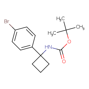 tert-butyl1-(4-bromophenyl)cyclobutylcarbamate
