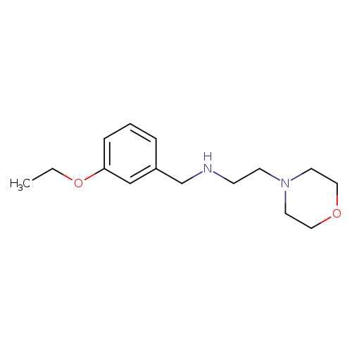 N-(3-ethoxybenzyl)-N-[2-(4-morpholinyl)ethyl]amine