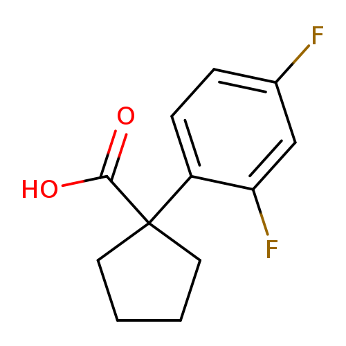 1-(2,4-difluorophenyl)cyclopentane-1-carboxylic acid