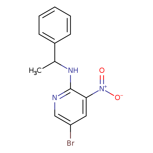 5-Bromo-3-nitro-N-(1-phenylethyl)pyridin-2-amine
