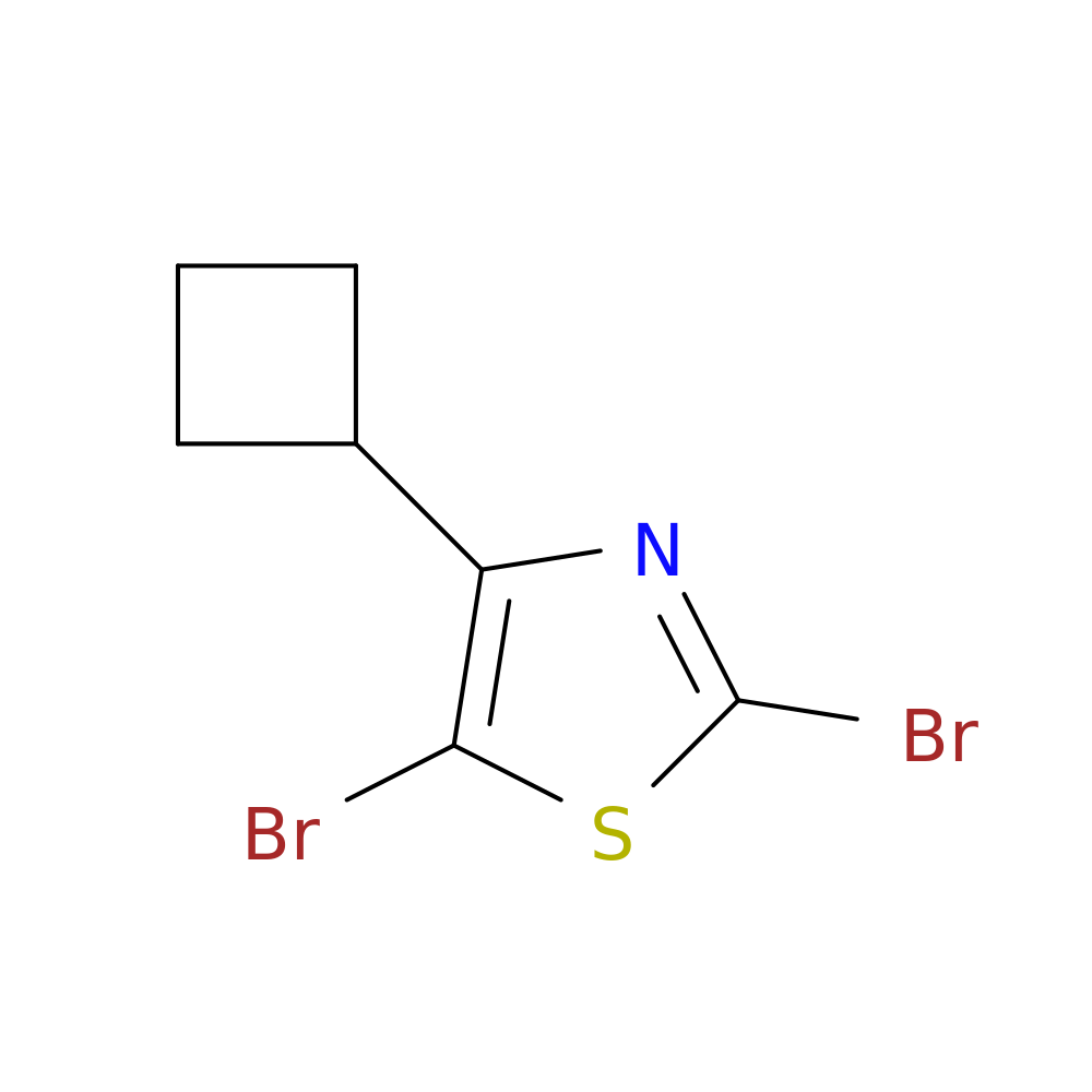 2,5-dibromo-4-cyclobutyl-1,3-thiazole