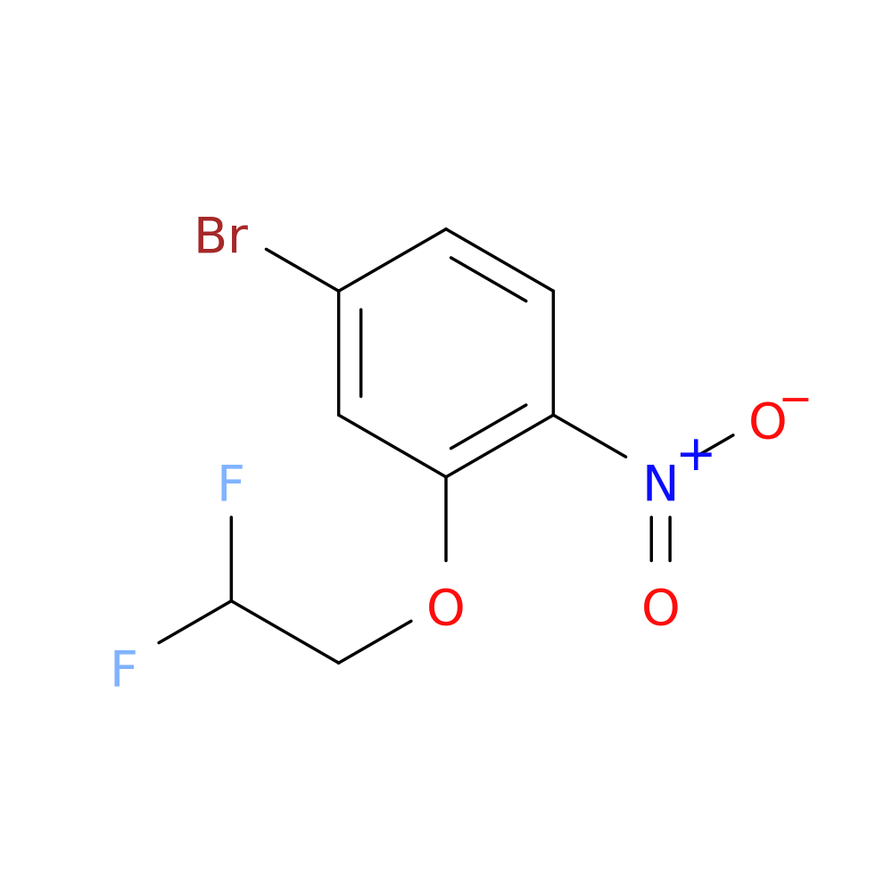 4-Bromo-2-(2,2-difluoro-ethoxy)-1-nitro-benzene