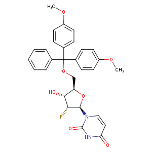 5'-O-[Bis(4-methoxyphenyl)phenylmethyl]-2'-deoxy-2'-fluorouridine