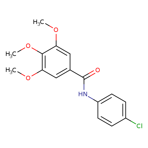 N-(4-chlorophenyl)-3,4,5-trimethoxybenzamide