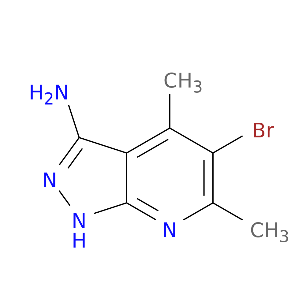 5-bromo-4,6-dimethyl-1H-pyrazolo[3,4-b]pyridin-3-amine