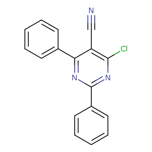 4-Chloro-2,6-diphenylpyrimidine-5-carbonitrile