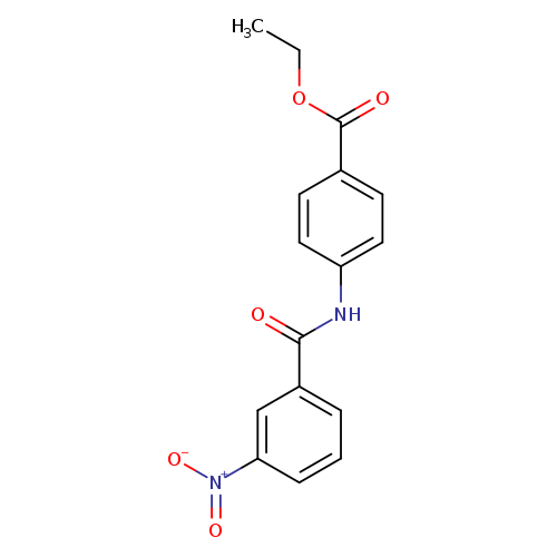Benzoic acid, 4-[(3-nitrobenzoyl)amino]-, ethyl ester