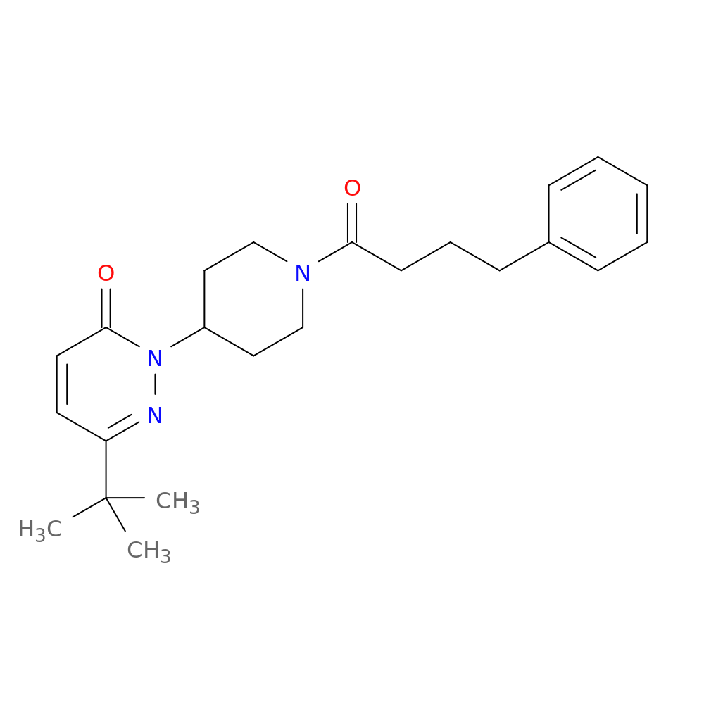6-tert-butyl-2-[1-(4-phenylbutanoyl)piperidin-4-yl]-2,3-dihydropyridazin-3-one