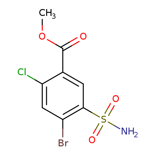methyl 4-bromo-2-chloro-5-sulfamoylbenzoate