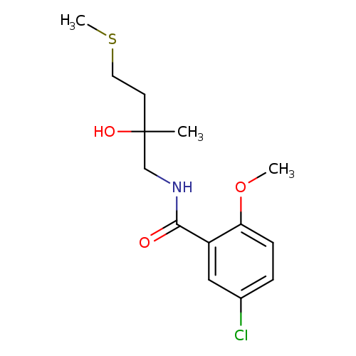 5-chloro-N-[2-hydroxy-2-methyl-4-(methylsulfanyl)butyl]-2-methoxybenzamide