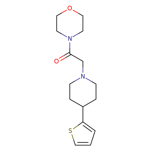 1-(morpholin-4-yl)-2-[4-(thiophen-2-yl)piperidin-1-yl]ethan-1-one