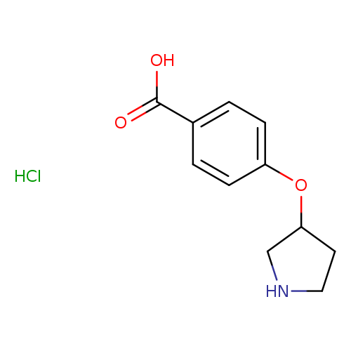 4-(pyrrolidin-3-yloxy)benzoic acid hydrochloride