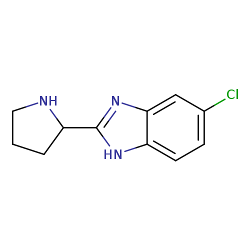 5-chloro-2-(pyrrolidin-2-yl)-1H-1,3-benzodiazole