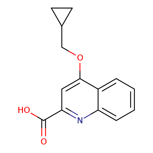 4-(cyclopropylmethoxy)quinoline-2-carboxylic acid