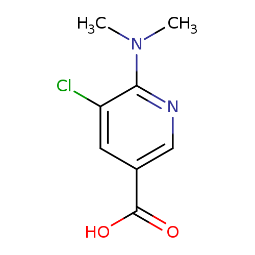 5-Chloro-6-(dimethylamino)pyridine-3-carboxylic acid