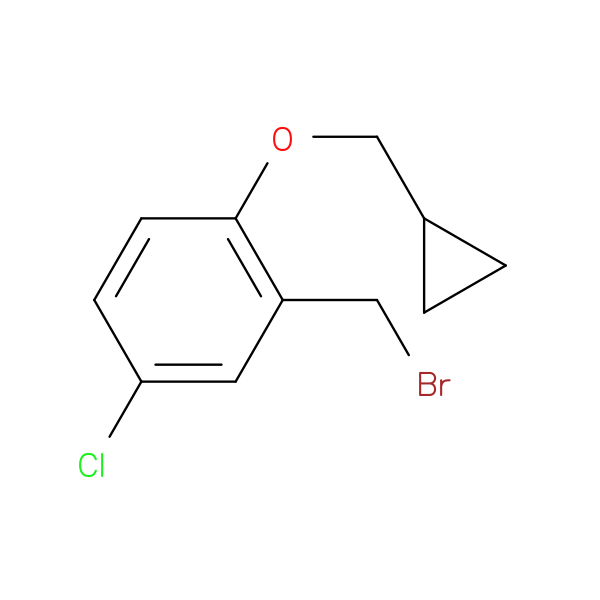 2-(bromomethyl)-4-chloro-1-(cyclopropylmethoxy)benzene