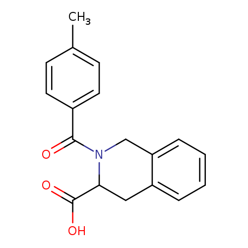 2-(4-METHYL-BENZOYL)-1,2,3,4-TETRAHYDRO-ISOQUINOLINE-3-CARBOXYLIC ACID