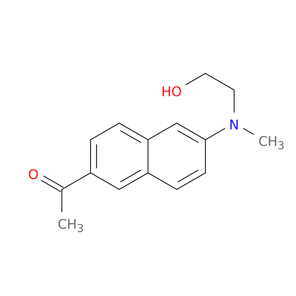 1-{6-[(2-hydroxyethyl)(methyl)amino]naphthalen-2-yl}ethan-1-one
