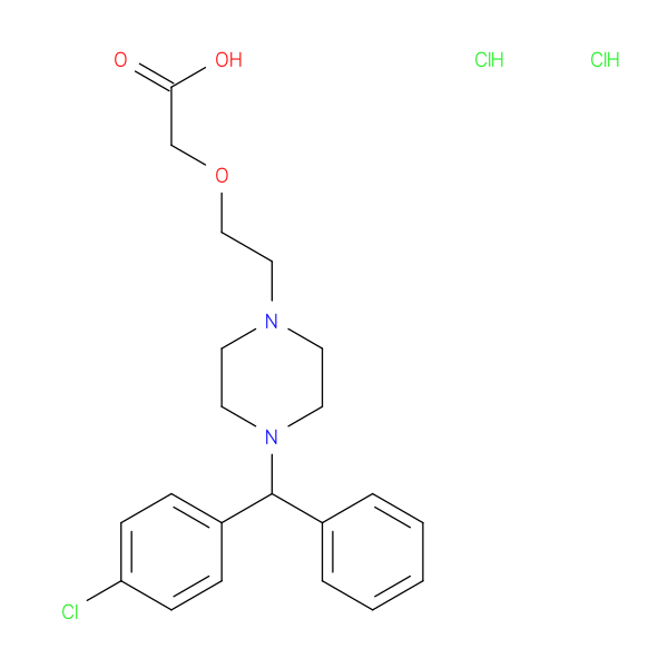 2-(2-(4-((4-Chlorophenyl)(phenyl)methyl)piperazin-1-yl)ethoxy)acetic acid dihydrochloride
