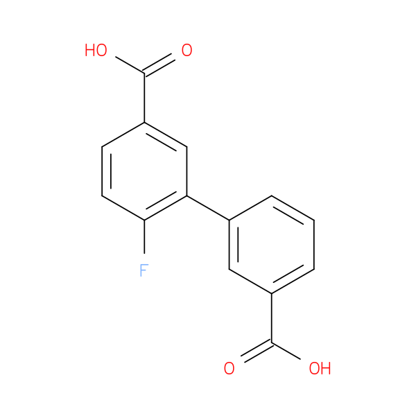 3-(5-Carboxy-2-fluorophenyl)benzoic acid
