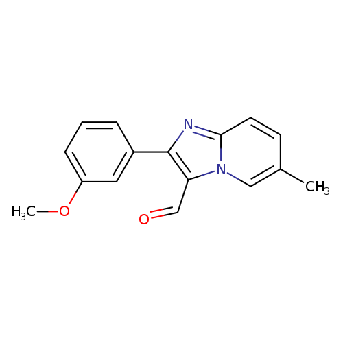 2-(3-Methoxyphenyl)-6-methylimidazo[1,2-a]pyridine-3-carbaldehyde