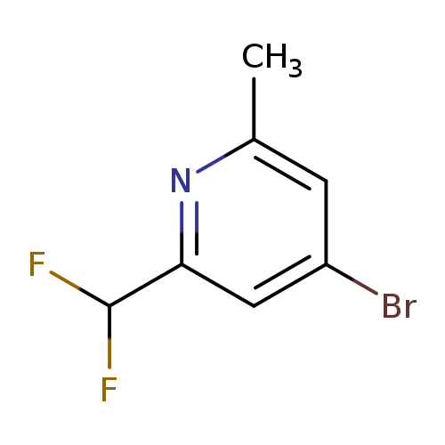 Pyridine, 4-bromo-2-(difluoromethyl)-6-methyl-
