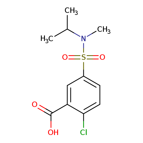 2-CHLORO-5-{[ISOPROPYL(METHYL)AMINO]SULFONYL}BENZOIC ACID