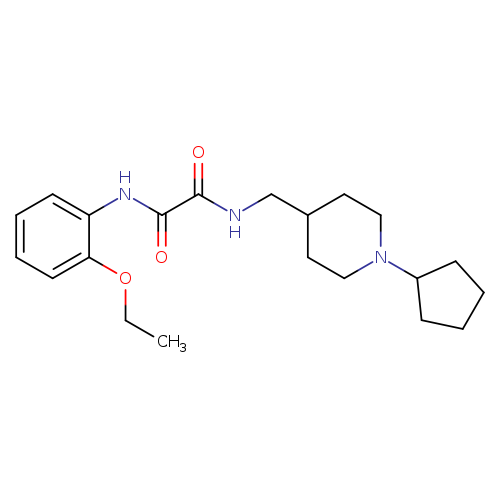 N-[(1-cyclopentylpiperidin-4-yl)methyl]-N'-(2-ethoxyphenyl)ethanediamide