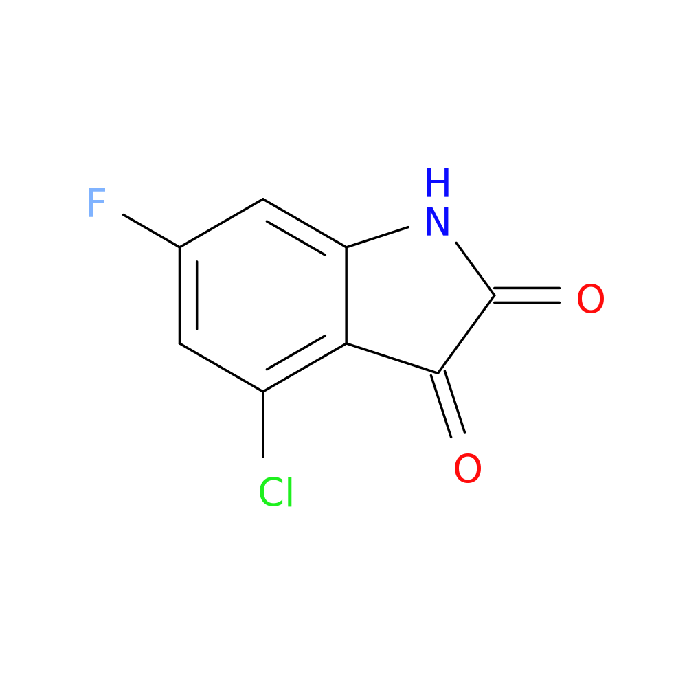 4-Chloro-6-fluoroindoline-2,3-dione