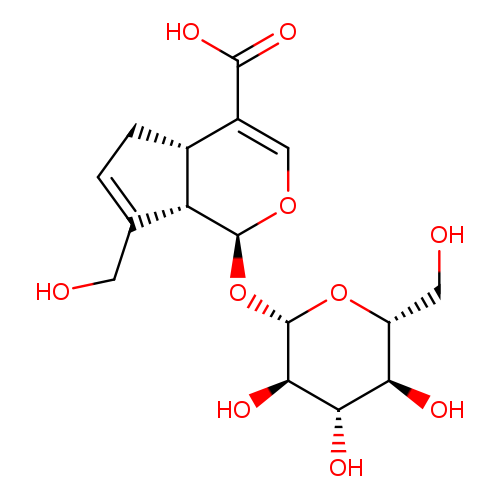 Cyclopenta[c]pyran-4-carboxylic acid, 1-(β-D-glucopyranosyloxy)-1,4a,5,7a-tetrahydro-7-(hydroxymethyl)-, (1S,4aS,7aS)-