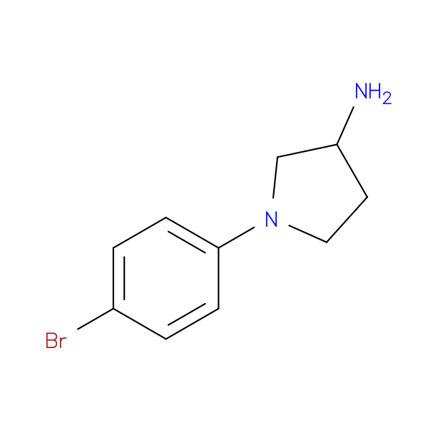 1-(4-bromophenyl)pyrrolidin-3-amine